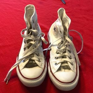 Men’s white high tops converse